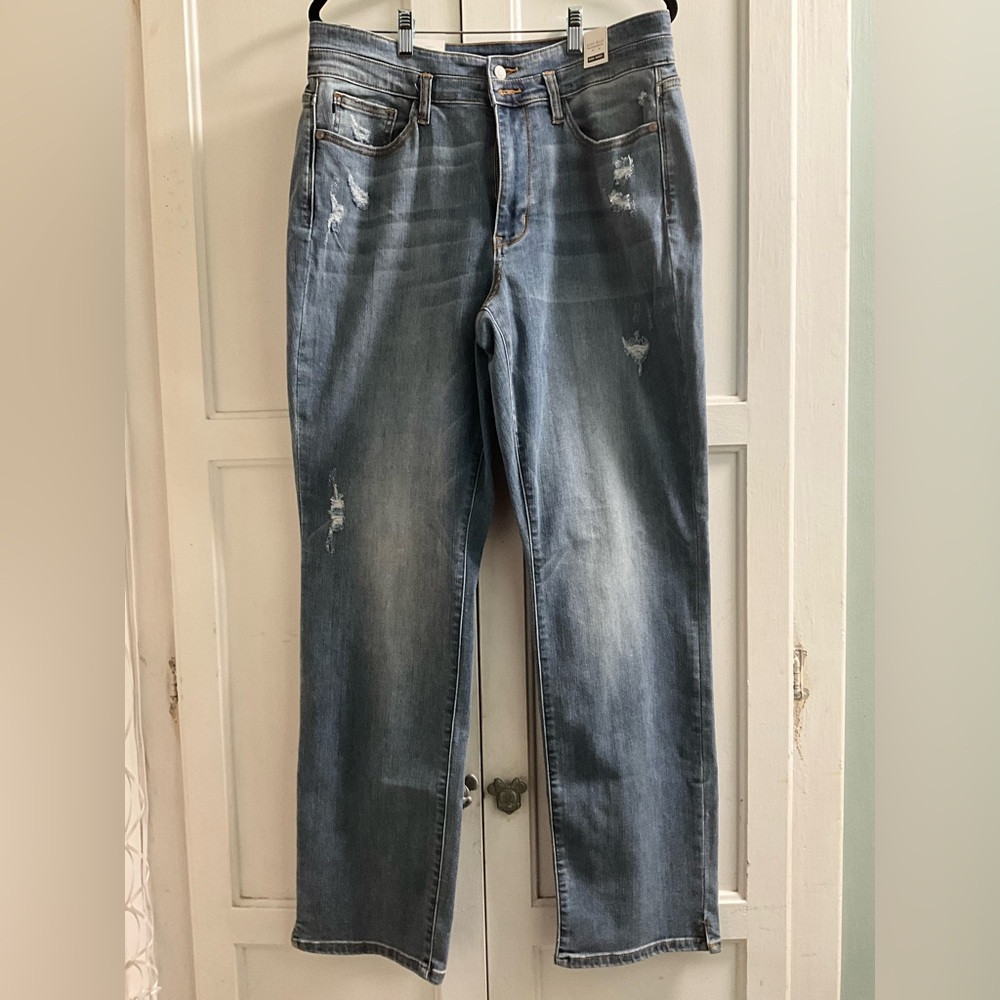Judy Blue curvy distressed jeans Plus size